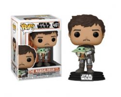 FIGURINE POP! - STAR WARS - MANDALORIEN MANDO TENANT GROGU 4.75